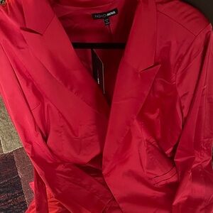 Fashion Nova Vibrant Scarlet Blazer